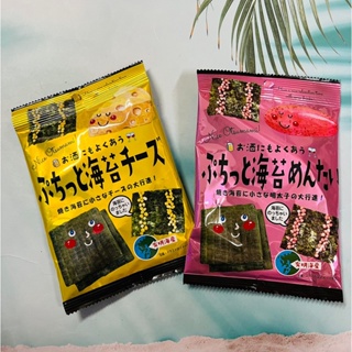 日本 海水 有明海產 起司風味海苔片/明太子風味海苔片 8.5g 兩種供選 海苔片