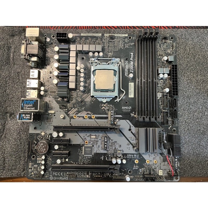 華擎主機板 Asrock Z390M Pro4 + intel 9400f