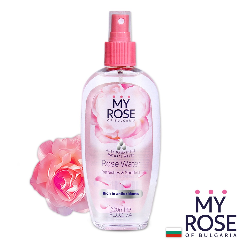 保加利亞My rose玫瑰純露清新調理噴霧220ml