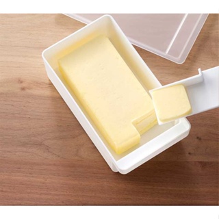 日本製【INOMATA】奶油儲存盒 附切器 奶油 保存盒 保鮮盒 收納盒 奶油刀具 奶油分割盒 奶油保鮮盒