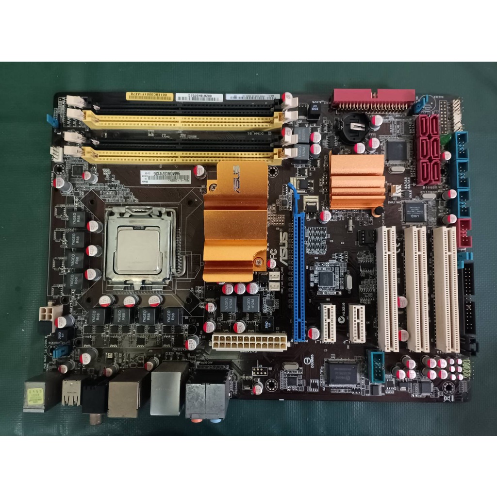 華碩 P5QL-E/DDR2/PCI-E/SATA/775主機板 +Q6600.CPU+4G RAM