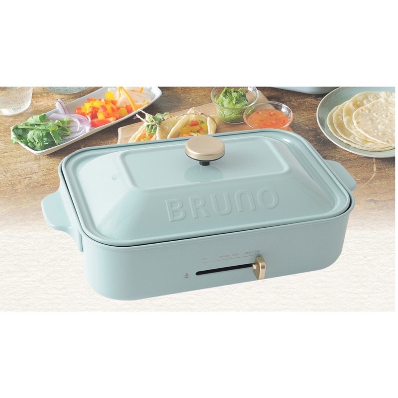 日本BRUNO 多功能電烤盤BOE021-土耳其藍色