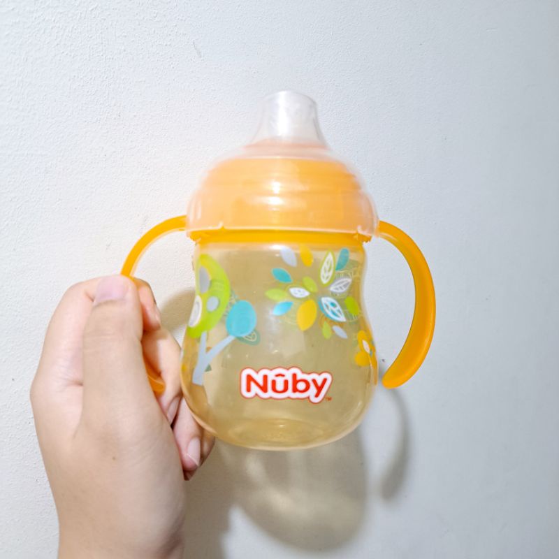 nuby 寶寶奶瓶 寶寶水壺 鴨嘴杯 學習杯 270ml