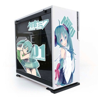 🎀日本動漫機箱貼紙鐳二次元射電腦臺式機裝飾貼畫家用主機防水痛貼