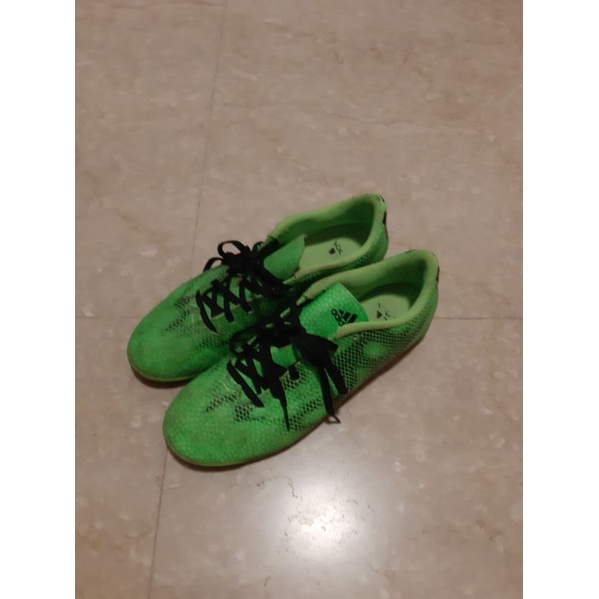 adidas f50 adizero messi 亮綠色蛇紋足球鞋 梅西