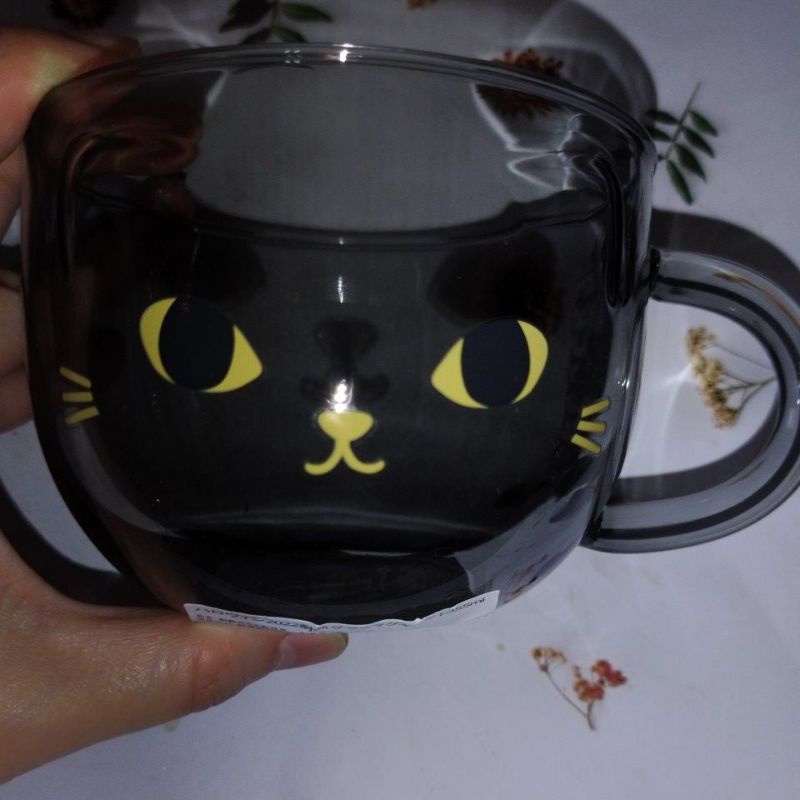 日本星巴克貓咪耐熱杯