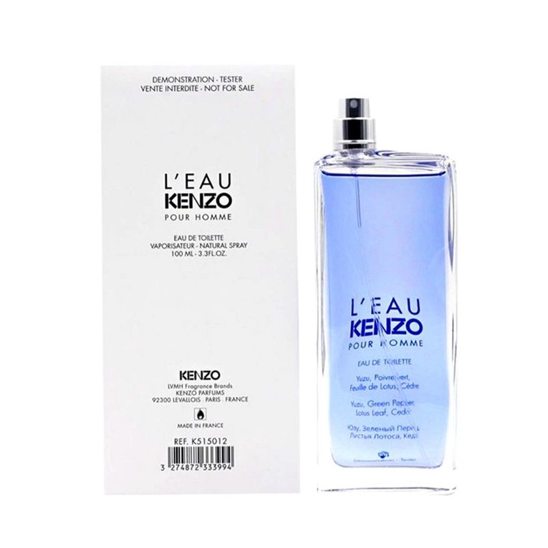 KENZO L'EAU 風之戀男性淡香水 100ml tester/1瓶-新品正貨