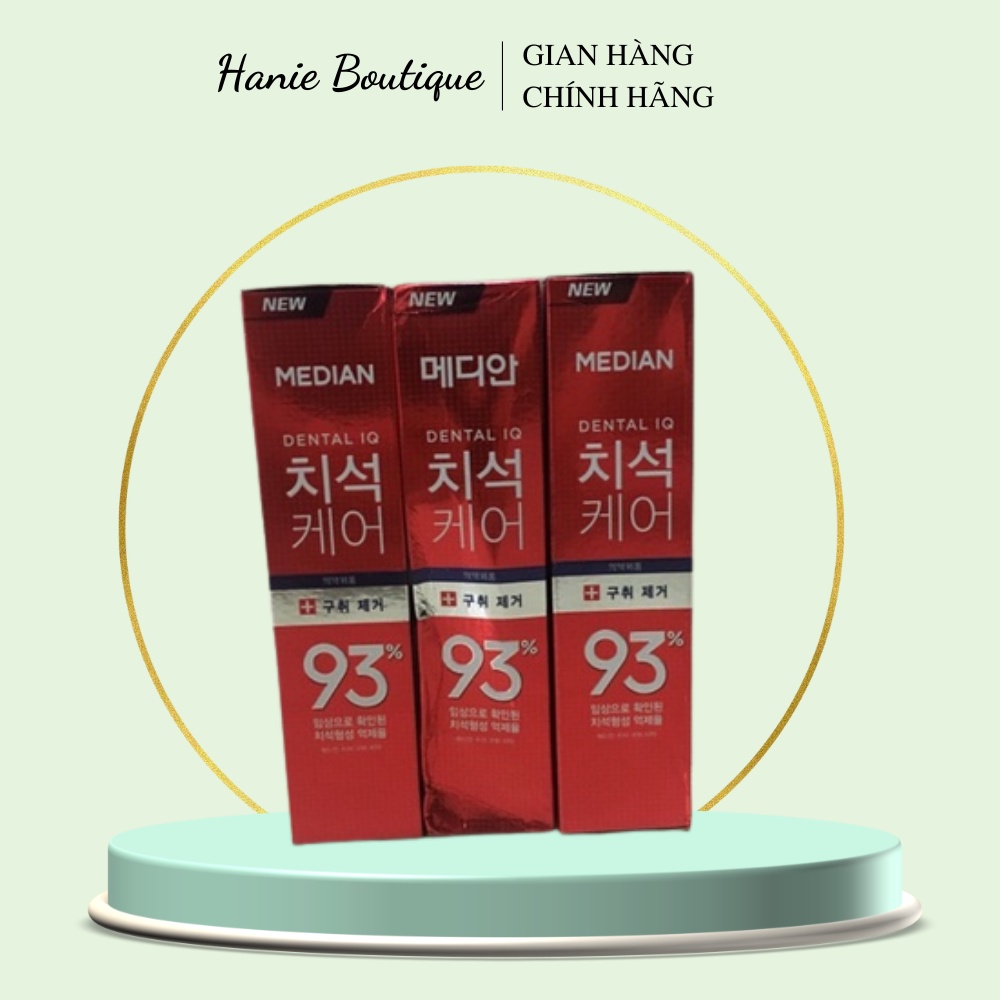Median 93韓國牙膏有令人愉悅的清新口氣,消除因口臭引起的細菌