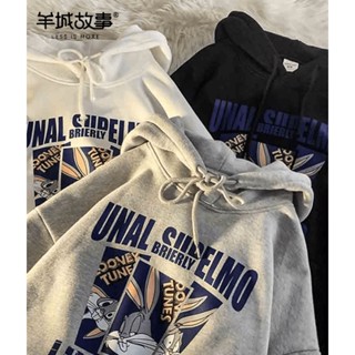 【羊城故事】 帽t 長袖上衣 連帽衛衣 連帽t ins 風衣服 oversize 帽t 韓國帽t 冬天衣服 韓版上衣