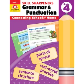 Skill Sharpeners Grammar &amp; Punctuation, Grade 4/Evan-Moor Educational Publishers【禮筑外文書店】