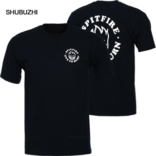 Spitfire Ltb Bighead海軍T恤棉T恤男士夏季時尚T恤