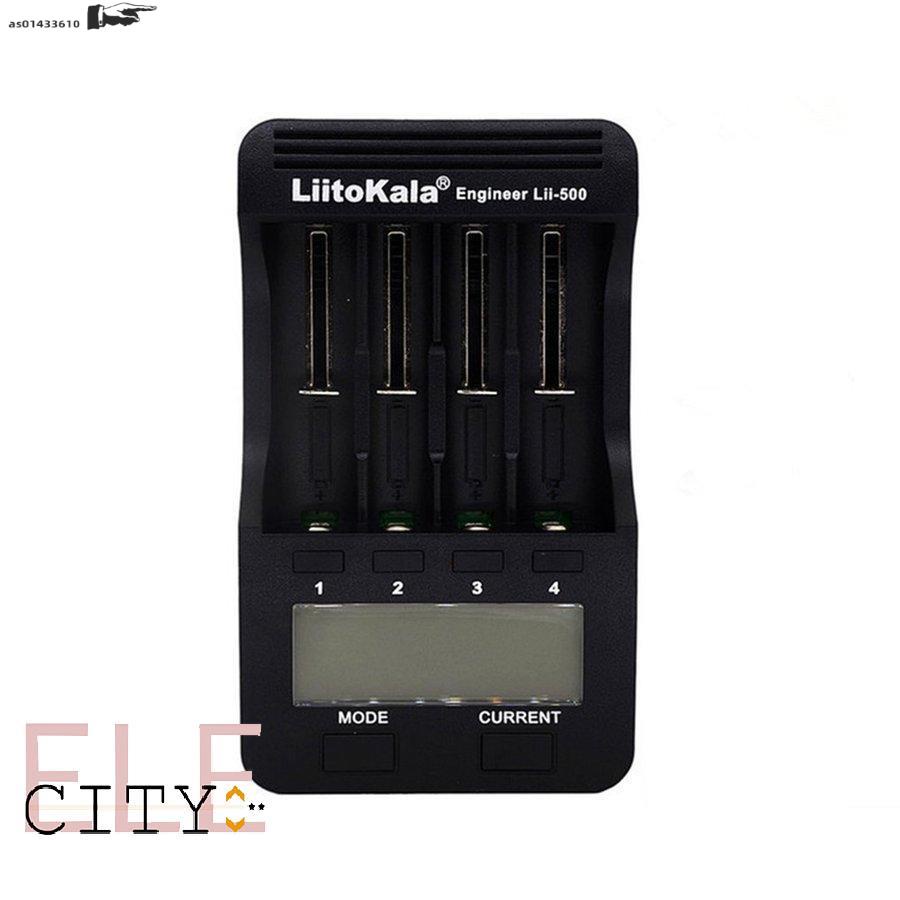 Liitokala Lii-500 18650 26650 21700 4-Slot LCD Smart Univers