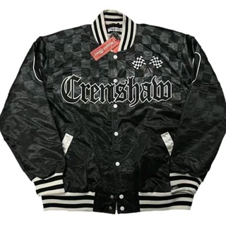 美牌 Crenshaw 棒球外套 夾克 嘻哈 饒舌 大尺碼尺寸：黑S M XL 7XL 藍S XL 4XL 5XL