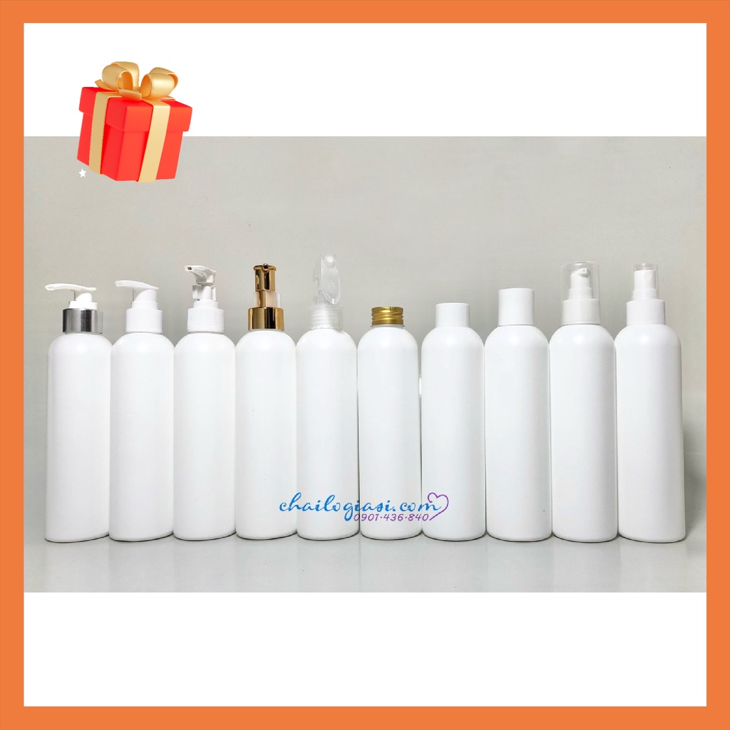 化妝品提取瓶 - 白色 HDPE 瓶 230ML
