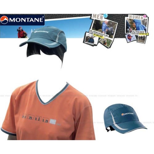 【英國 Montane】PACE CAP 白金佩斯eVent®防水透氣棒球帽/遮陽帽.抗紫外線50+_藍