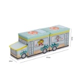 免運 限量 巧虎 造型 火車收納箱 (三節可收納) 玩具收納 童書收納