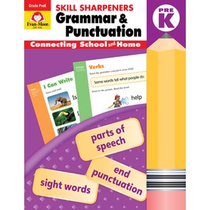 Skill Sharpeners Grammar &amp; Punctuation, Grade PreK/Evan-Moor Educational Publishers【禮筑外文書店】