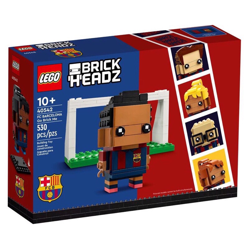 LEGO 40542 BrickHeadz FC Barcelona Go Brick Me