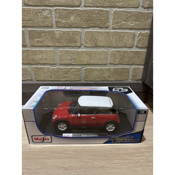Maisto 1:18 模型車 Mini Cooper 全新未拆封 售990