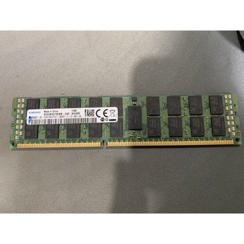 伺服器記憶體 三星 32G DDR3 1600 1333 12800R ECC REG 台灣現貨