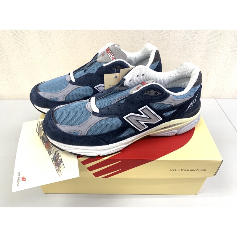NEW BALANCE TEDDY SANTIS 990V3 美製 海軍藍 M990TE3 9.5