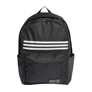 adidas 背包 3-STRIPES 愛迪達 男女款 後背包 運動背包 休閒背包 雙肩背包 筆電包 黑白 HG0351