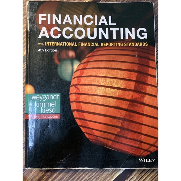 Financial Accounting 4/e 財務會計 初級會計 二手 Weygant Kimmel kieso