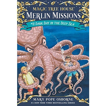 Merlin Missions #11: Dark Day in the Deep Sea (平裝本)/Mary Pope Osborne【禮筑外文書店】