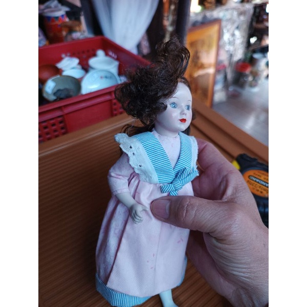 早期陶瓷小娃娃陶瓷娃娃 洋娃娃玩具公仔