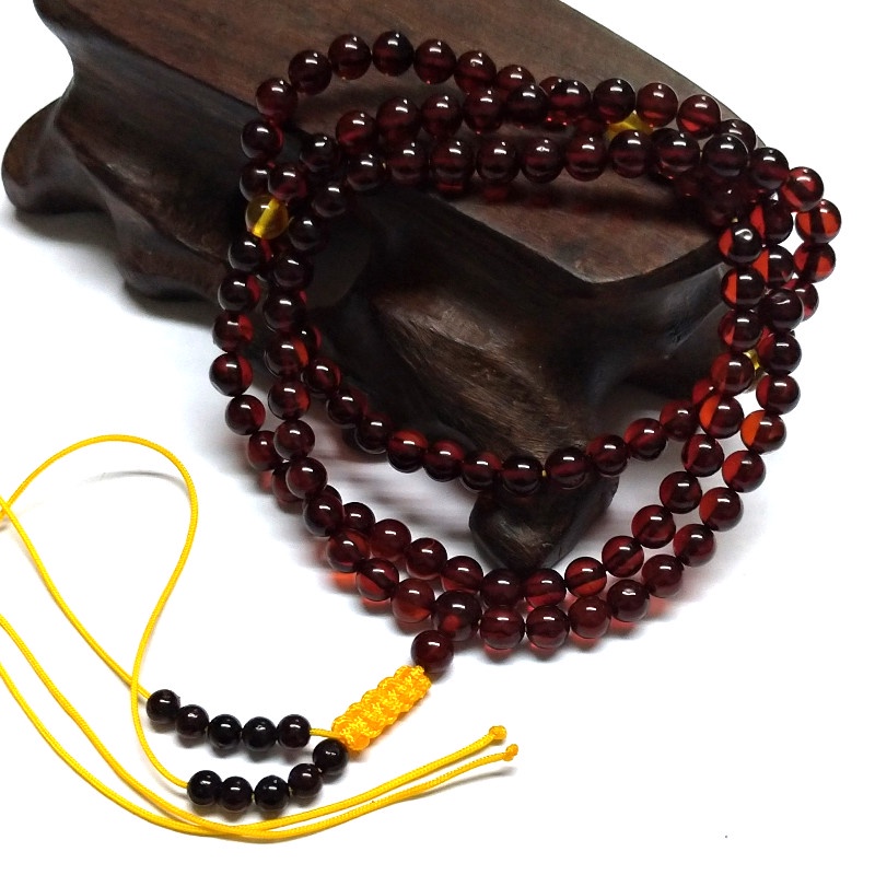 【蓁寶閣】天然血珀琥珀手串琥珀手鍊琥珀項鍊琥珀吊牌替換掛繩