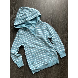 Uniqlo 女童長版長袖條紋上衣 (110cm)