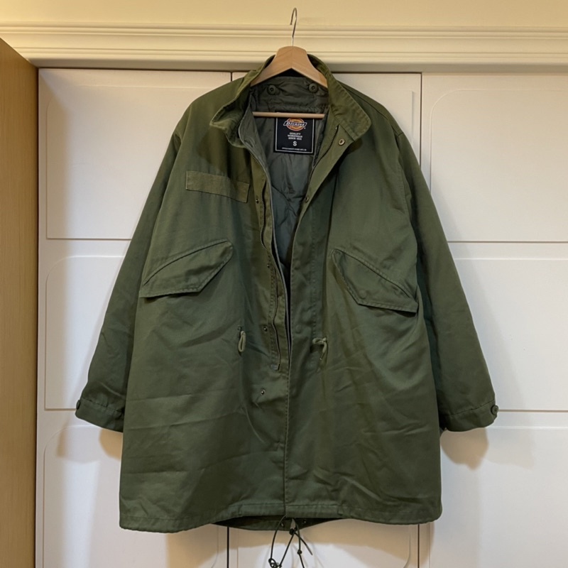 Dickies M65 parka 軍綠S 軍裝大衣 內裡可拆 男女可穿