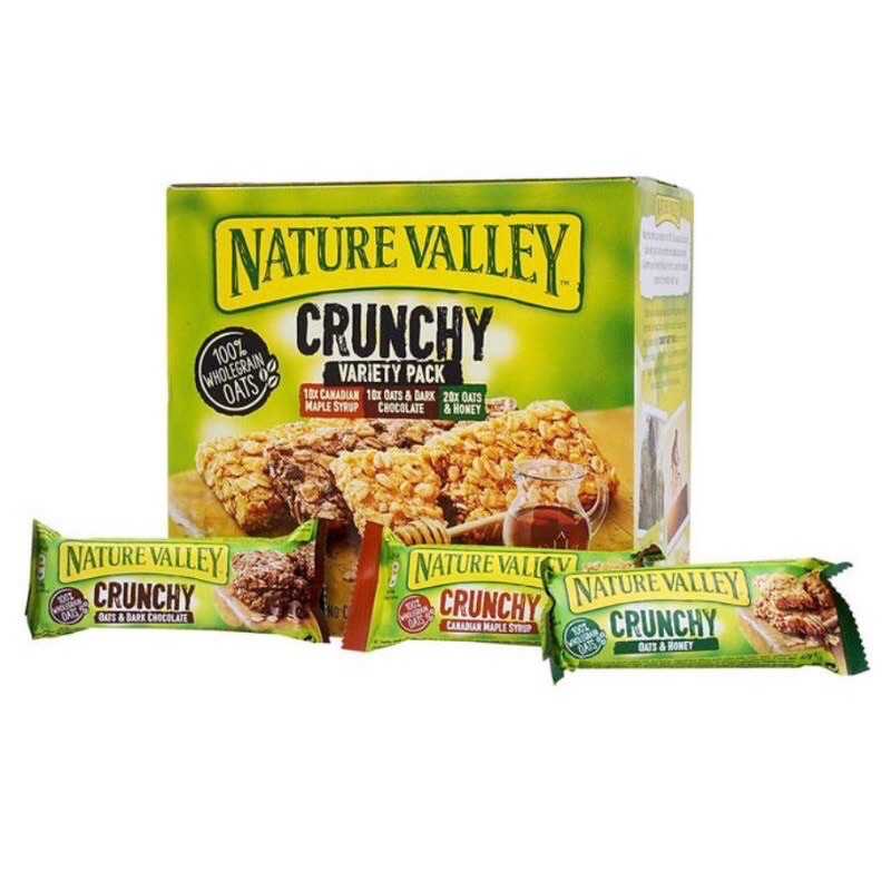 西班牙 天然谷 Nature Valley crunchy纖穀派 燕麥棒 穀物棒~現貨 蜂蜜 巧克力 楓糖