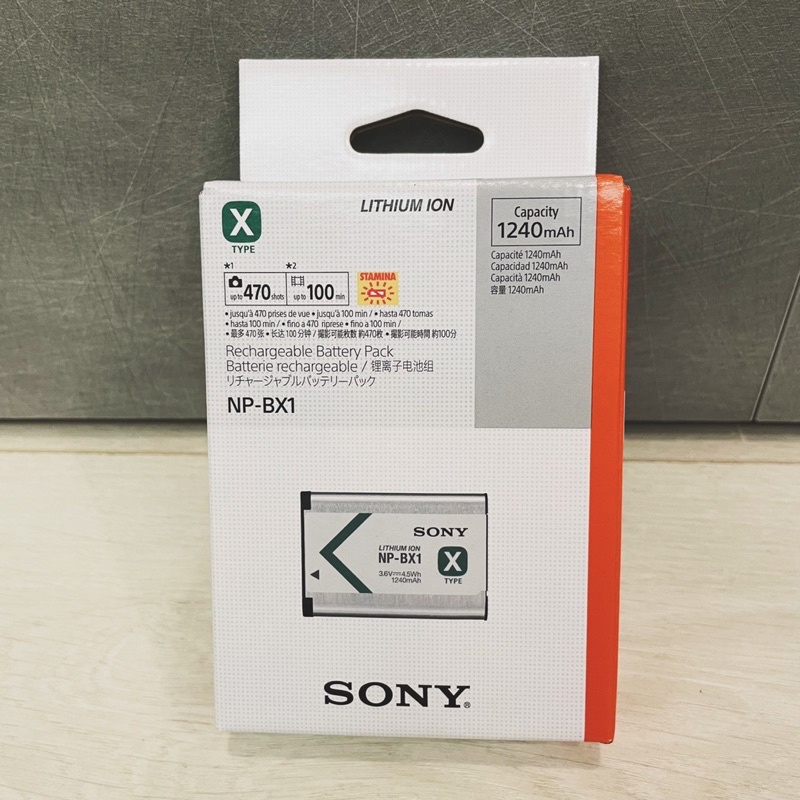 SONY NP-Bx1 原廠盒裝電池 台灣公司貨 RX100M3 RX100M5 RX100M6 RX100M7 ZV1