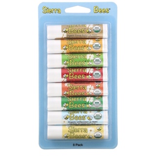 Sierra Bees 8 件裝有機潤唇膏組合包 Organic Lip Balms Combo Pack