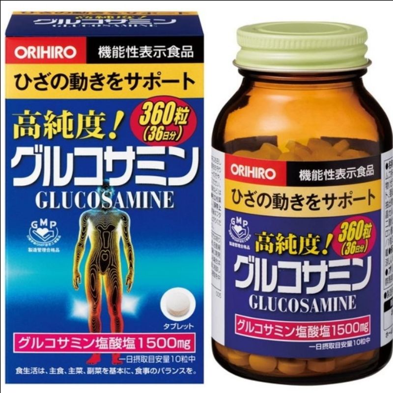 日本境內最新效期🇯🇵orihiro 葡萄糖胺🌹 高純度 葡萄糖胺錠 軟骨素 90日份900粒/360日360粒🌷機能食品