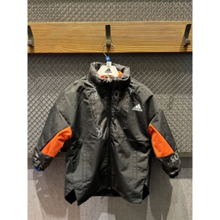 Linda❤️代購 ADIDAS 冬季 童裝 鋪棉外套 兩件可拆式 HZ2222 黑色
