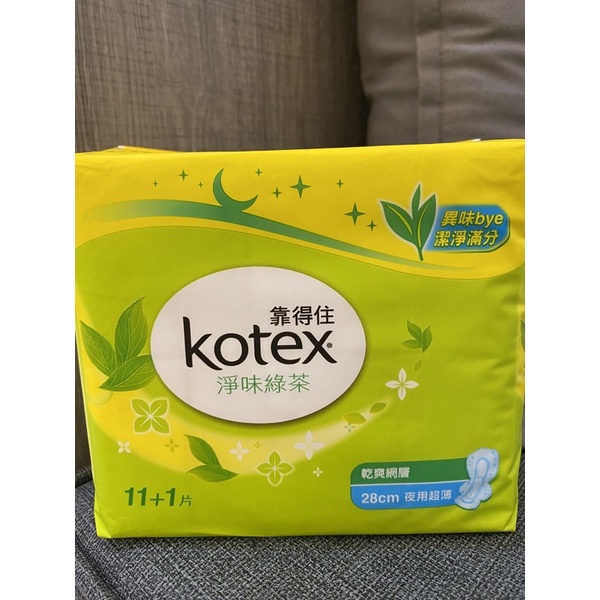 Kotex靠得住淨味綠茶28公分一包12片