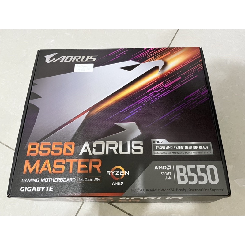 技嘉 GIGABYTE B550 AORUS MASTER主機板