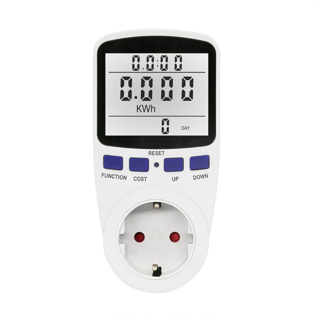 歐標計量插座小屏液晶顯示電插座表