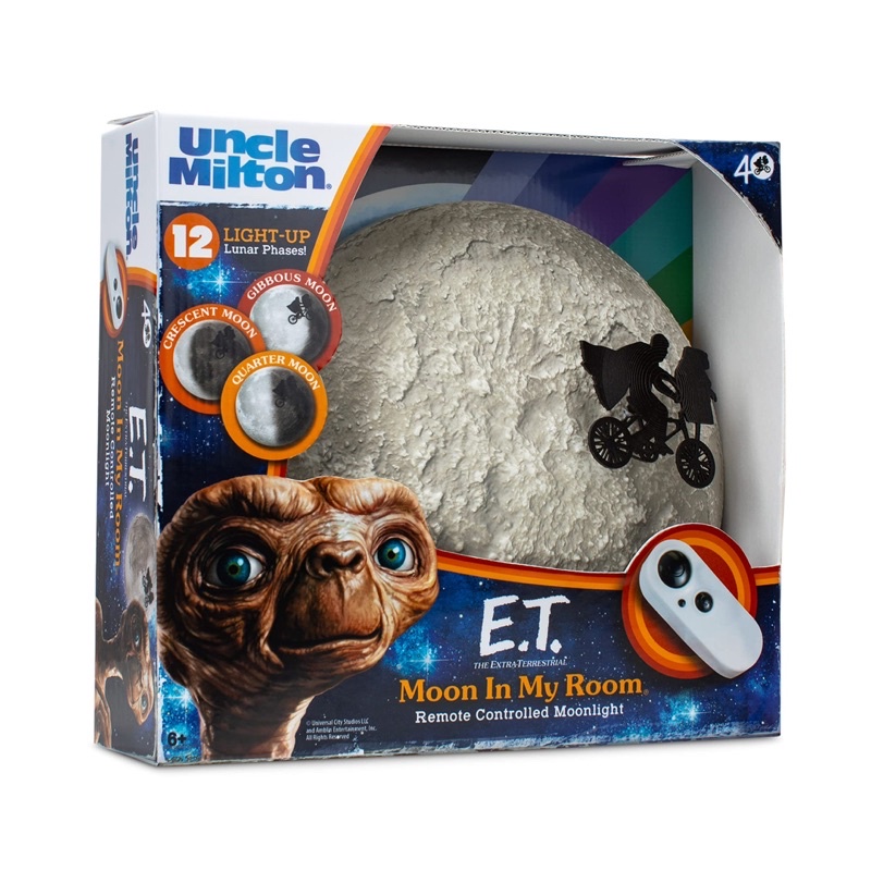 美國官方預購+現貨 環球 科幻電影 限定 E.T. 月球 夜燈 ET 外星人 月亮 燈 氣氛燈