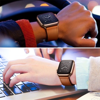 【高級】頭層牛皮蘋果錶帶 適用於Apple Watch ultra 49MM S8 S7 錶帶 男士 商務錶帶 45mm
