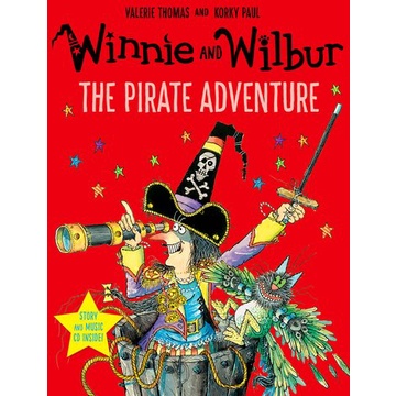 Winnie and Wilbur The Pirate Adventure (1平裝+1CD)(有聲書)/Valerie Thomas【禮筑外文書店】