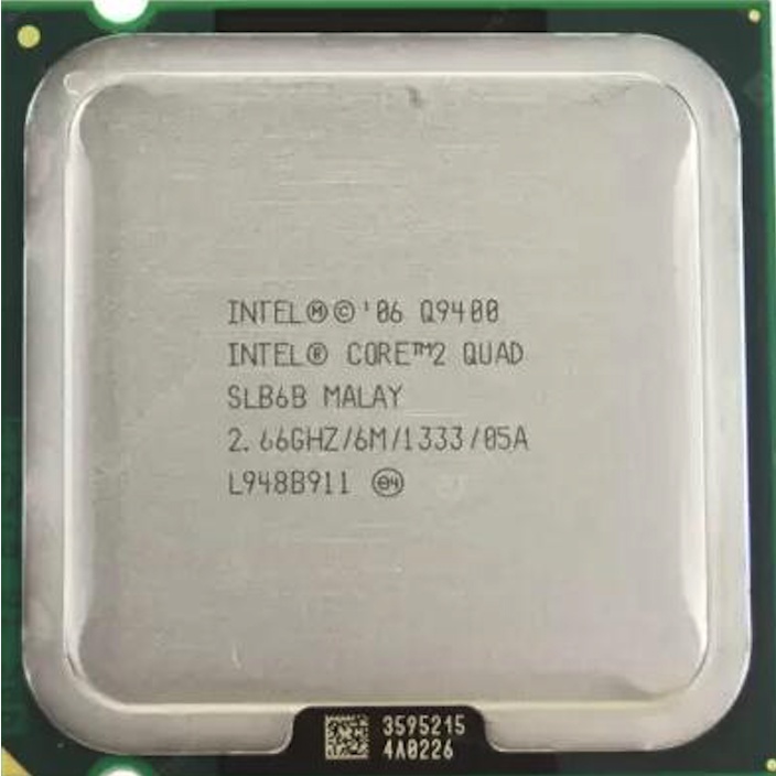 Intel Q9400 CPU 2.66 GHz LGA 775 Socket 4 Cores 保測30天