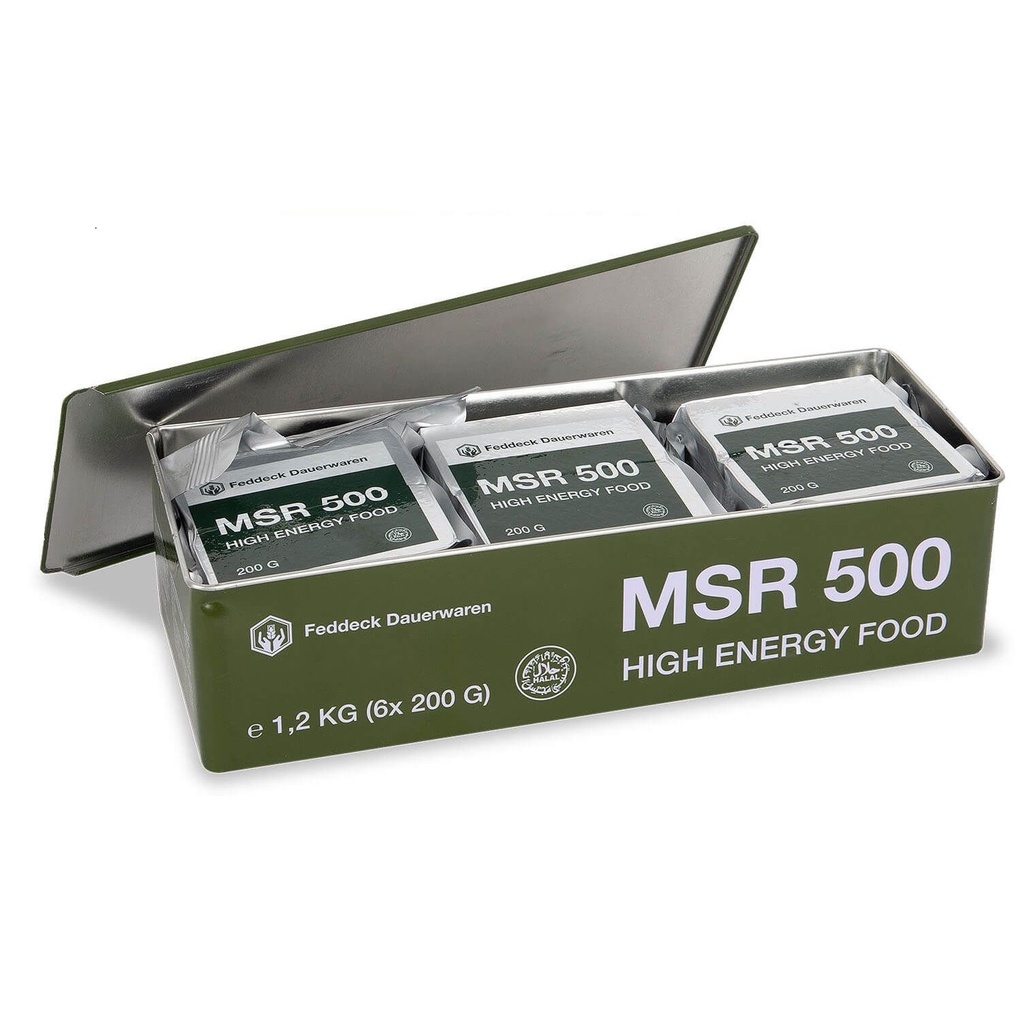 開發票/德國MSR-500壓縮乾糧-戰備糧食應急緊急乾糧軍用口糧防災包MRE軍糧地震颱風