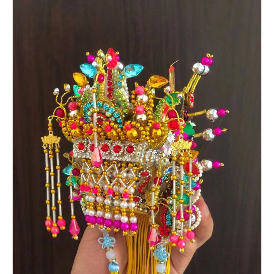 訂製湄洲媽祖帽各神尊湄洲娘娘精品手工製作根據頭圍尺寸訂製