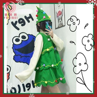 聖誕節服裝 兒童聖誕樹服裝聖誕服裝女寶寶cos衣服聖誕節cosplayChristmas服