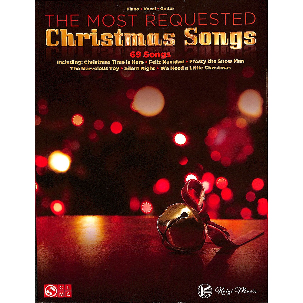 【凱翊︱HL】最受歡迎聖誕歌曲 鋼琴/人聲/吉他樂譜Piano/Vocal/Guitar Book