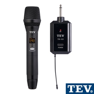 【台灣製造】 TEV TR-101 UHF 雙16CH 一對攜帶式無線麥克風