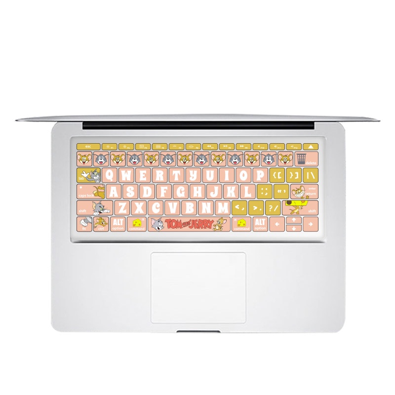 筆電鍵盤保護膜 適用於macbook鍵盤膜Pro13寸矽膠保護膜air12筆電15貓老鼠